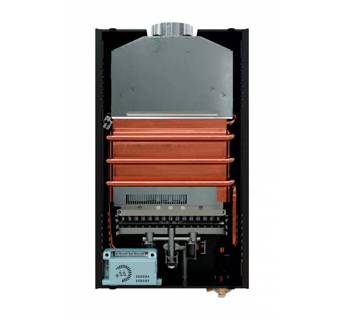 Газовая колонка E8 tempo E8WCY20 черная стеклянная панель
