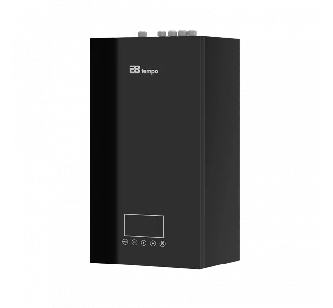 Электрический настенный котел E8 tempo EJA10V черная стеклянная панель