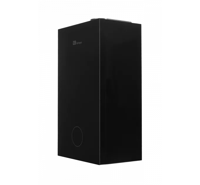 Газовый настенный котел E8 tempo GHC24W черная стеклянная панель