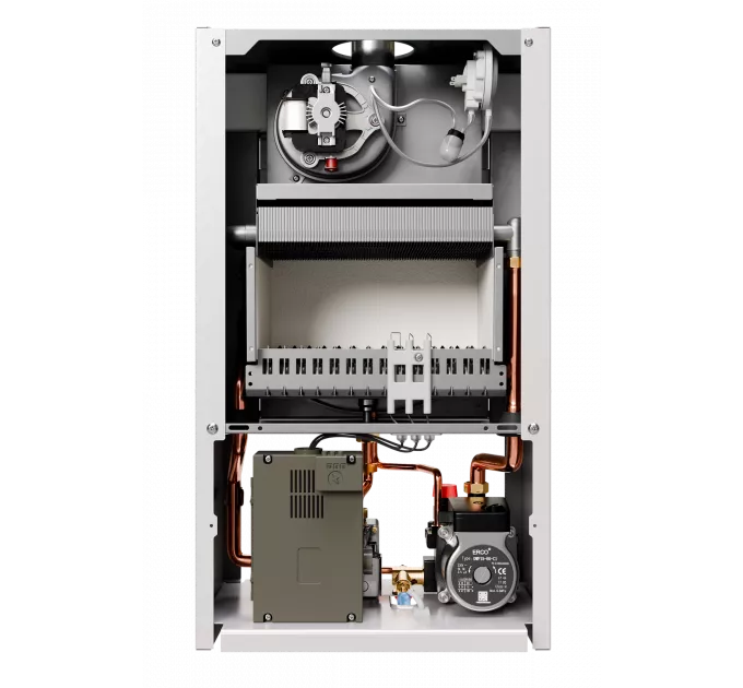 Газовый настенный котел E8 tempo GHD32V белая стеклянная панель
