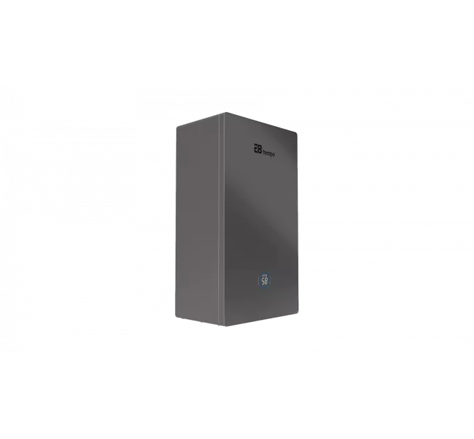 Электрический двухконтурный котел E8 tempo EOB12W серая металлическая панель