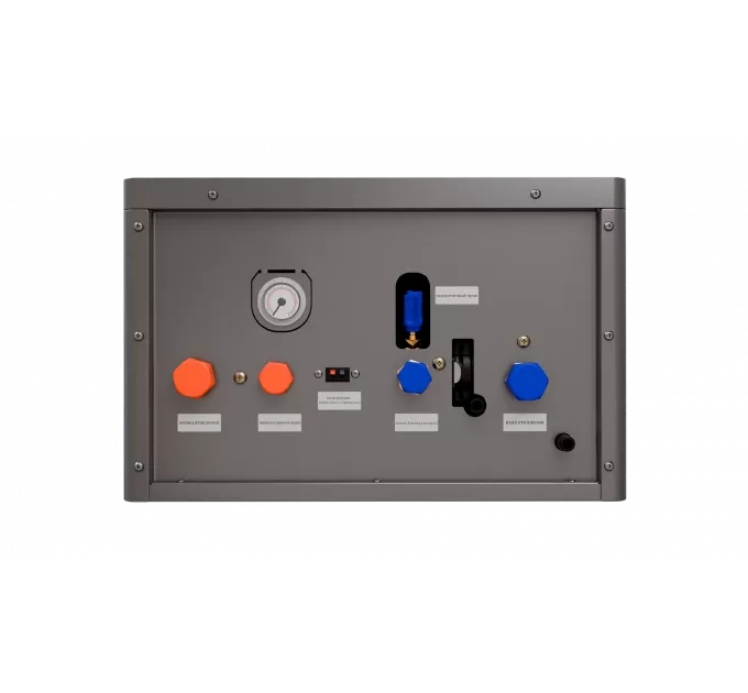 Электрический двухконтурный котел E8 tempo EOB16W серая металлическая панель