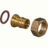 Uponor Q&E штуцер латунный с накидной гайкой 20-Rp3/4“ВР