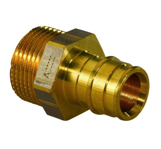 Uponor Q&E штуцер с наружной резьбой DR-латунь 32- G 1"НР