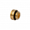 Переходник с прокладкой (для узлов с шаровым затвором) MVI 1/2" х 3/4" TR.435.0505