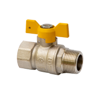 Кран шаровый газовый MVI 1/2" BV.814.04 (ВР/НР)