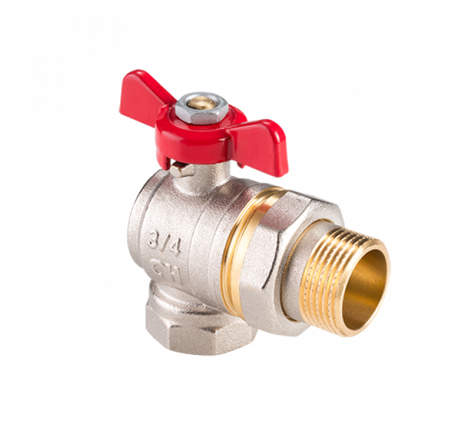 Кран-американка угловой AquaHit 1/2" BV.322.04 (ВР/НР)