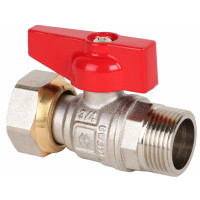 Кран полнопроходной с накидной гайкой MVI 3/4" BV.531.05 (ВР/НР)