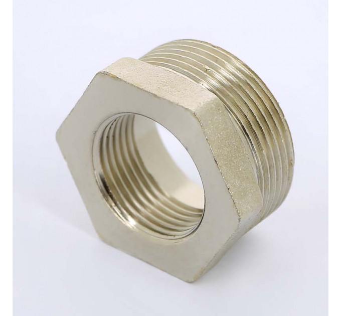 Футорка НВ 1 1/2" х 1" никелированная Uni-fitt