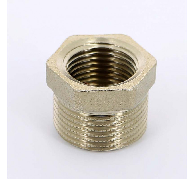 Футорка НВ 3/4" х 1/2" никелированная Uni-fitt