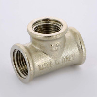 Тройник В 1/2" никелированный Uni-fitt