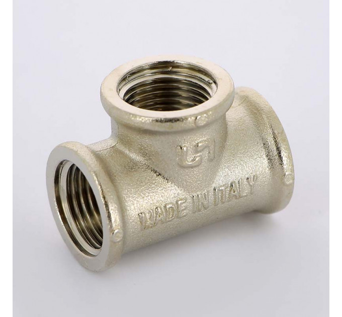 Тройник В 1/2" никелированный Uni-fitt