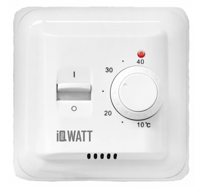 Терморегулятор с ручным управлением IQ THERMOSTAT M (white)