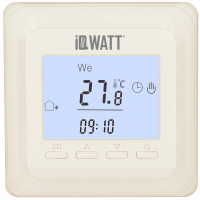 Терморегулятор с ЖК-дисплеем IQ THERMOSTAT Р (ivory)