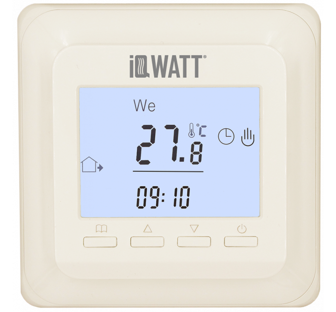 Терморегулятор с ЖК-дисплеем IQ THERMOSTAT Р (ivory)