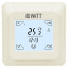 Терморегулятор с ЖК-дисплеем и сенсорными кнопками IQ THERMOSTAT TS (ivory)