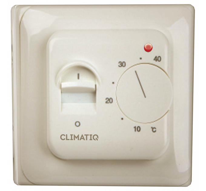 Терморегулятор с ручным управлением CLIMATIQ BT (ivory)