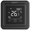 Программируемый терморегулятор с сенсорным дисплеем SMART HEAT BLACK