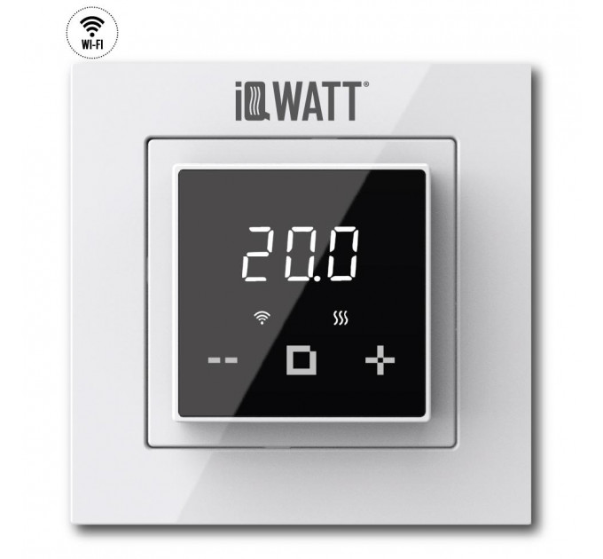 Электронный программируемый термостат IQ THERMOSTAT D black/white WI-FI