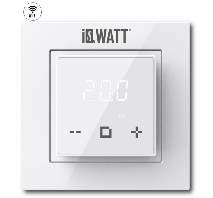 Электронный программируемый термостат IQ THERMOSTAT D white WI-FI