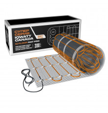 Тонкий самоклеящийся греющий мат IQ FLOOR MAT PRO 200 Вт/м.кв. - 2,5 м²