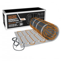 Тонкий самоклеящийся греющий мат IQ FLOOR MAT PRO 200 Вт/м.кв. - 3,5 м²