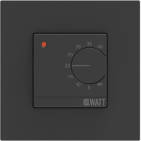 Электронный терморегулятор механическое управление IQ THERMOSTAT D black