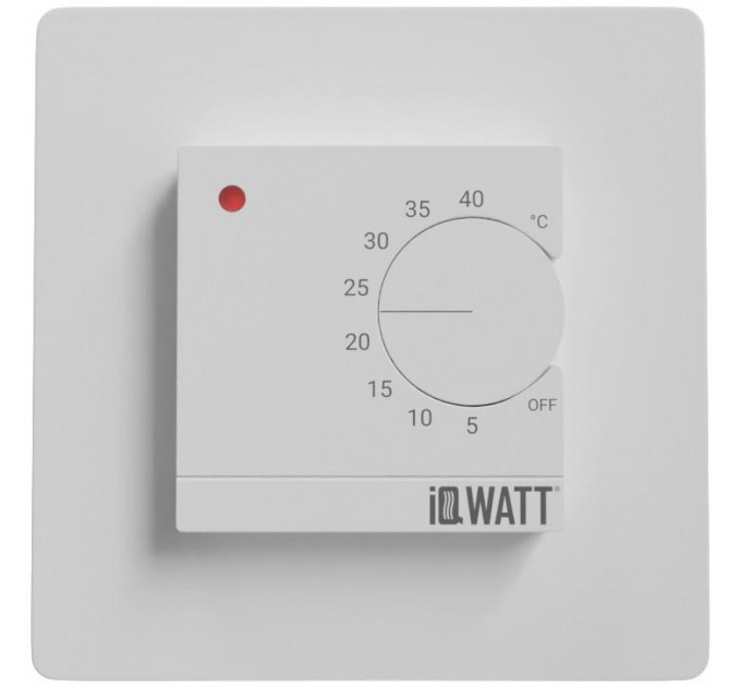 Электронный терморегулятор механическое управление IQ THERMOSTAT D white