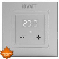 Электронный термостат IQ THERMOSTAT D серебристый металлик