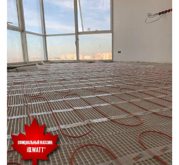 Тонкий самоклеящийся греющий мат IQ FLOOR MAT 150 Вт/м.кв - 10м²