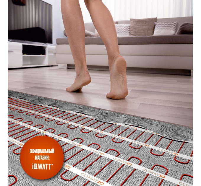 Тонкий самоклеящийся греющий мат CLIMATIQ MAT 1м²