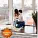 Тонкий самоклеящийся греющий мат IQ FLOOR MAT PRO 200 Вт/м.кв. - 4,0 м²