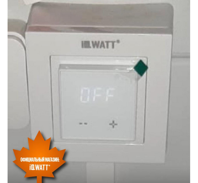 Электронный программируемый термостат IQ THERMOSTAT D серебристый металлик WI-FI