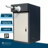КНР МОГ 32 HF Темно-серый - 1 контур (Moguchi GBN 32 HF, ZONT, электрообогрев, счетчик Техномер Смарт G4)