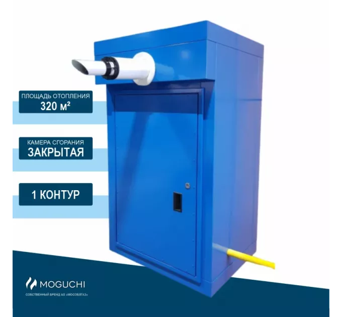 КНР МОГ 32 HF Синий - 1 контур (Moguchi GBN 32 HF, электрообогрев, счетчик Техномер Смарт G4)