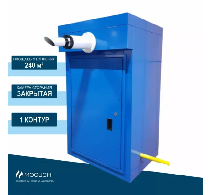 КНР МОГ 24 Синий - 1 контур (MOGUCHI 24 HF, электрообогрев, счетчик Техномер Смарт G4)