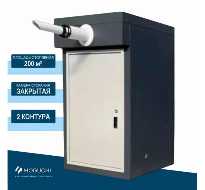 КНР МОГ 20 GBL Темно-серый - 2 контура (Moguchi GBL 20, электрообогрев, счетчик Техномер Смарт G4)