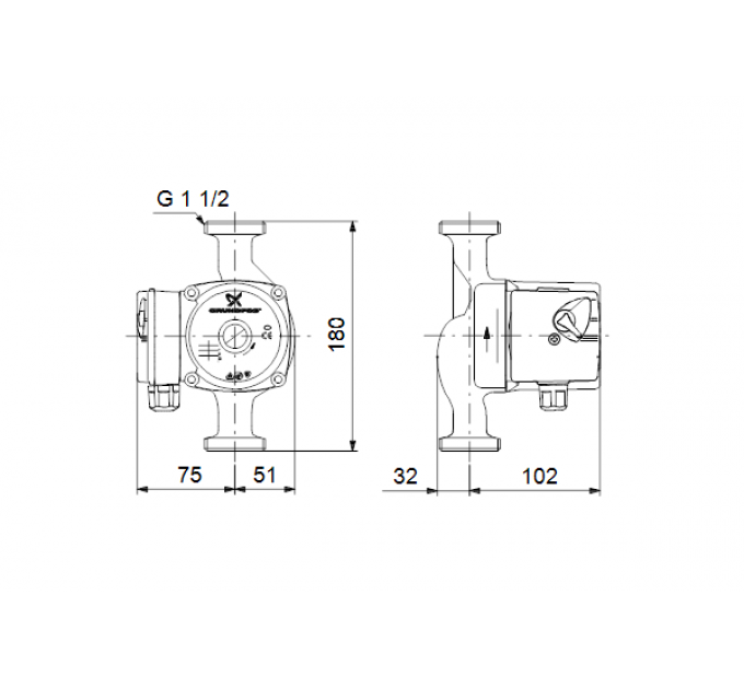 Grundfos UPS 32-80
