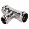 Трехраструбный пресс-тройник из нержавеющей стали 28*22*28mm ZTI.531.282228 TIM