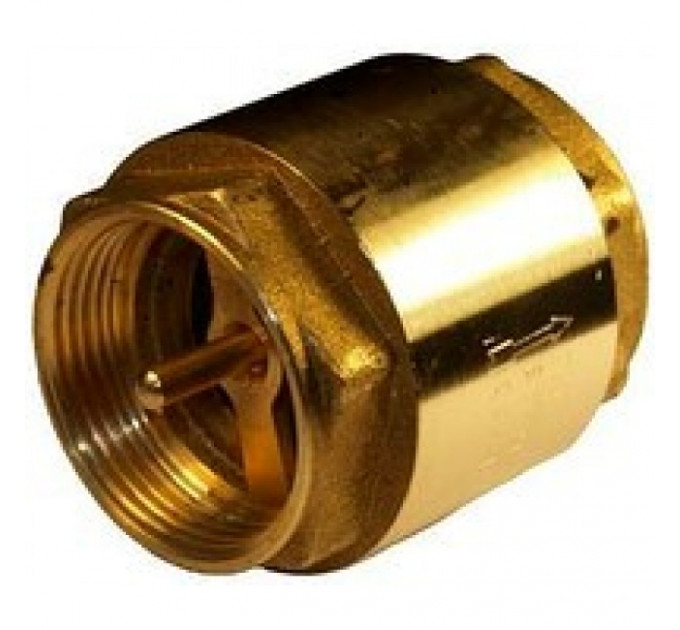 Клапан обратный 1 1/2" с латунным штоком, усиленный KR5245 KOER