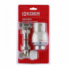 Комплект радиаторных клапанов 1/2" угловой верх, низ, головка KR5167 Koer