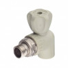 Кран радиаторный 20*1/2" с накидной гайкой угловой латунный шар Pro Aqua