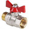 Кран шаровой 1" внутренняя-наружная резьба, бабочка VT.218.N.06 Valtec