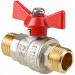 Кран шаровой 1" наружная-наружная резьба, бабочка VT.219.N.06 Valtec
