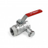 Кран шаровой 3/4" с внутренней-внутренней резьбой и сливом R250DS Giacomini
