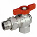 Кран шаровой 3/4"F x 3/4" угловой с отводом, с наружной-внутренней резьбой, хромированный R789 Giacomini