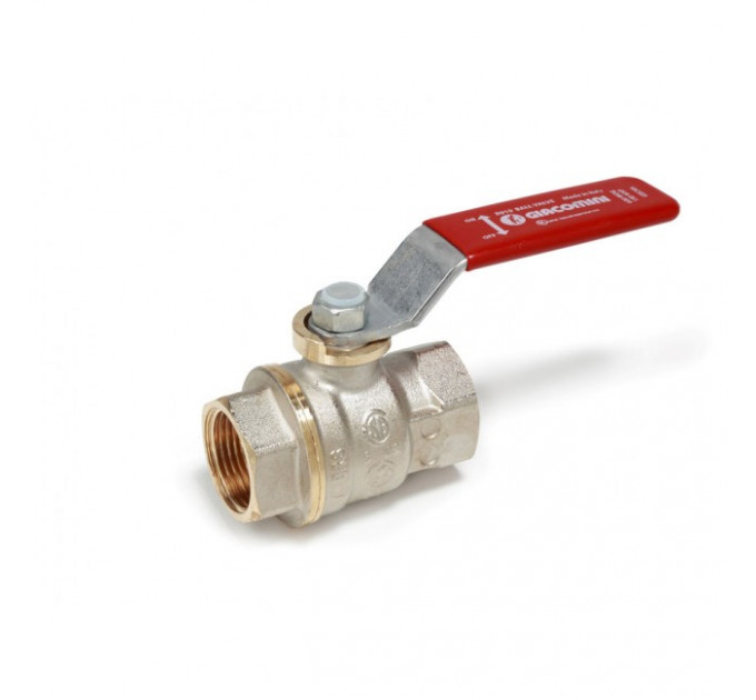 Кран шаровой Dado 3/4" с внутренней-внутренней резьбой, ручка R910 Giacomini
