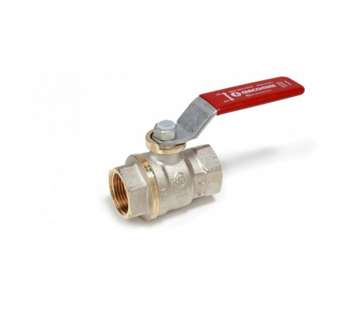 Кран шаровой Dado 1/2" с внутренней-внутренней резьбой,ручка R910 Giacomini