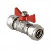 Кран шаровой под обжим 16 бабочка VT.343.N.1616 Valtec