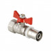 Кран шаровой под пресс, рукоятка бабочка 16*1/2" В VT.242.N.1604 Valtec